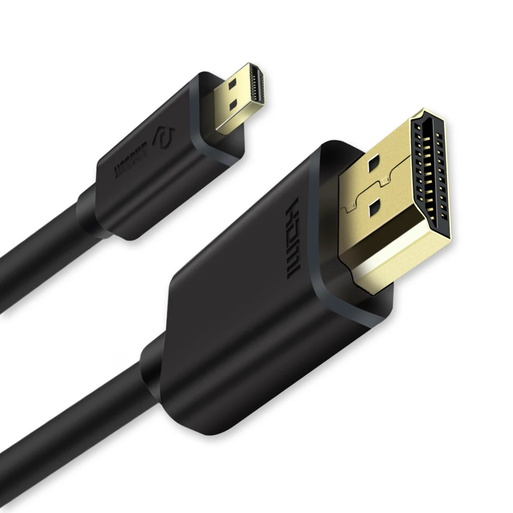 Micro HDMI кабель с золотой вилкой 1 4/2 0 к высокоскоростной HDTV 4K Ethernet ARC м 2 3 м|Кабели HDMI|
