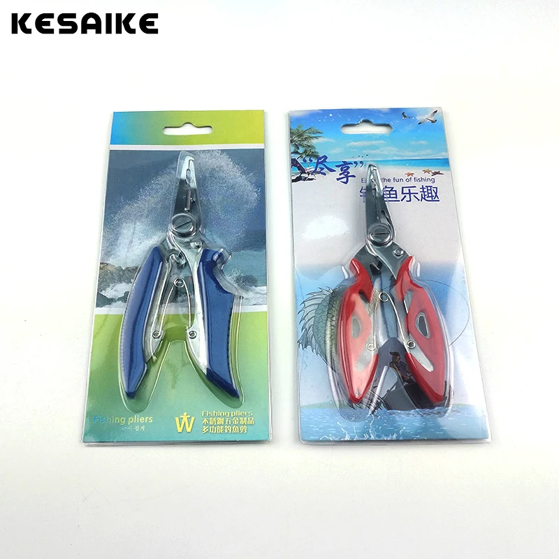 KESAIKE рыболовные плоскогубцы из нержавеющей стали с упаковкой ножницы для лески