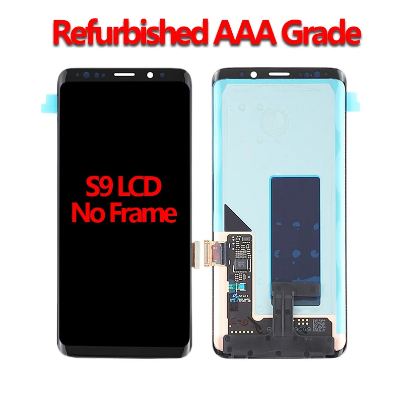AAA класс AMOLED Замена для SAMSUNG Galaxy S9 + ЖК сенсорный экран дигитайзер с рамкой G960 G965