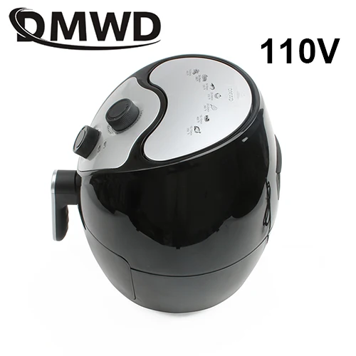 110V DMWD, электрическая фритюрница, без масла, Бездымная сковорода, кастрюля, 2.6л, картофель, жареный, курица, картофель, фри, машина, гриль, плита 110 В, 220 В - Цвет: 110V