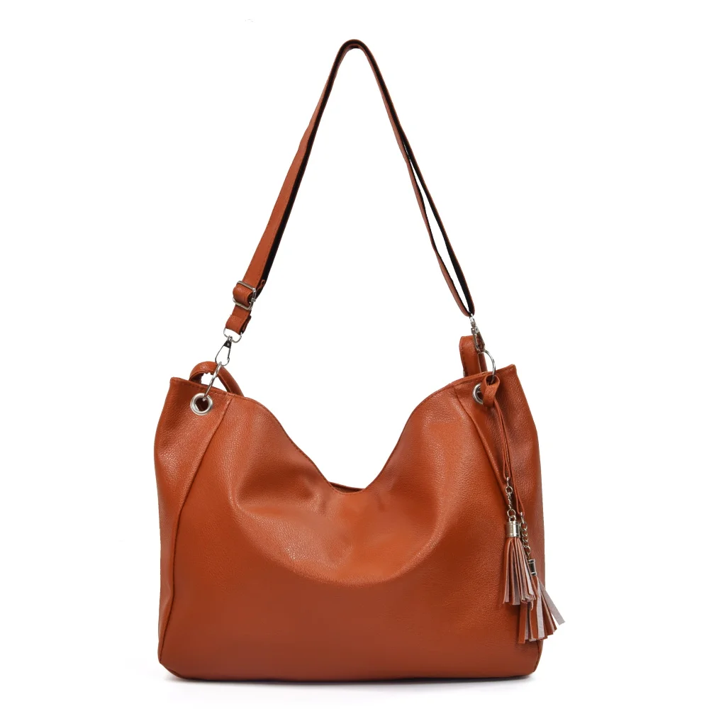 light brown Новые модные женские сумки-мессенджеры из искусственной кожи, женская сумка клатч с бахромой, высокое качество, женские сумки - Цвет: light brown