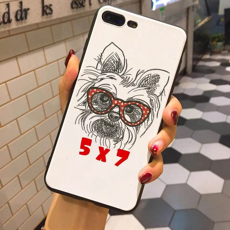 Чехол для телефона MaiYaCa I Love My Dog Yorkie Papillon boxer iphone XS XR XSMAX 6s 6plus 6Splus 7 7plus 8 8plus 5 5S