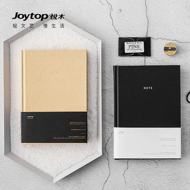 

Joytop Eternal Series Notebook A5 Solid Color Blank Hardcover Notepad 1PCS