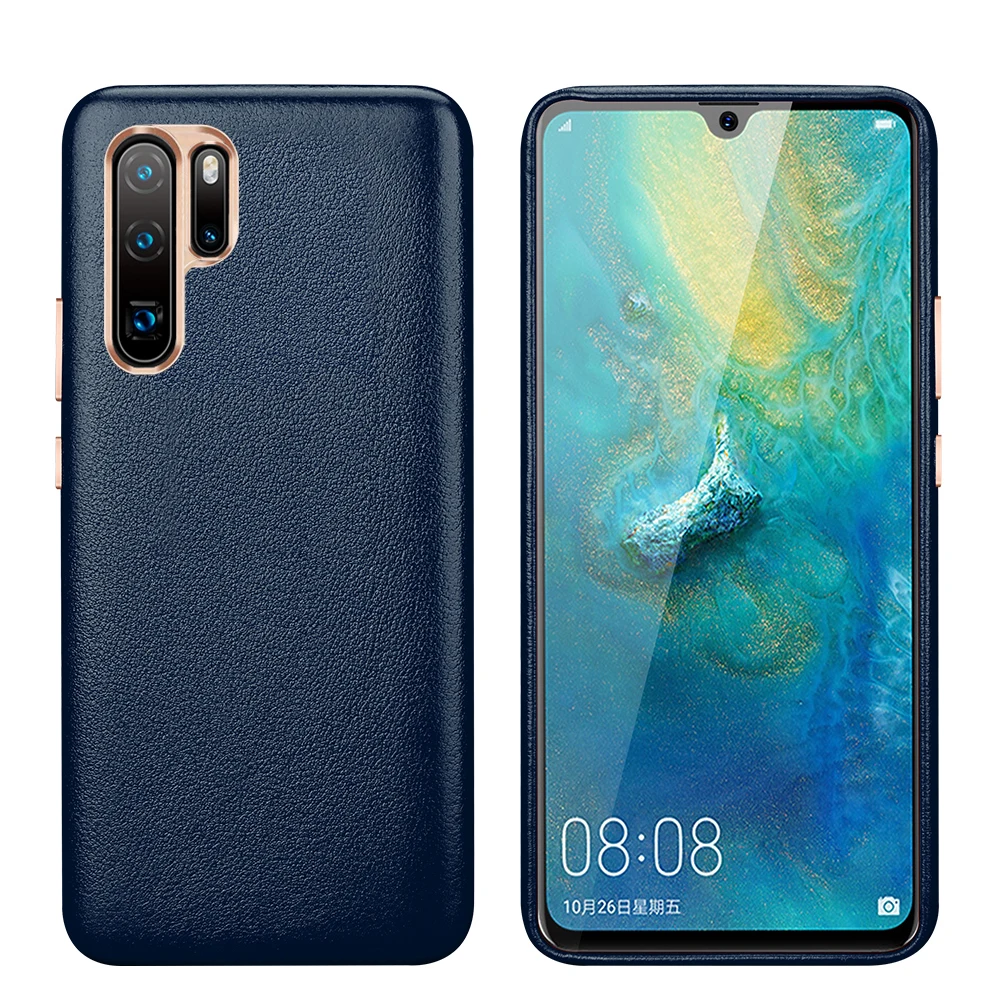 Чехол из натуральной кожи для Huawei P30 pro роскошный мягкий чехол телефона Mate 20