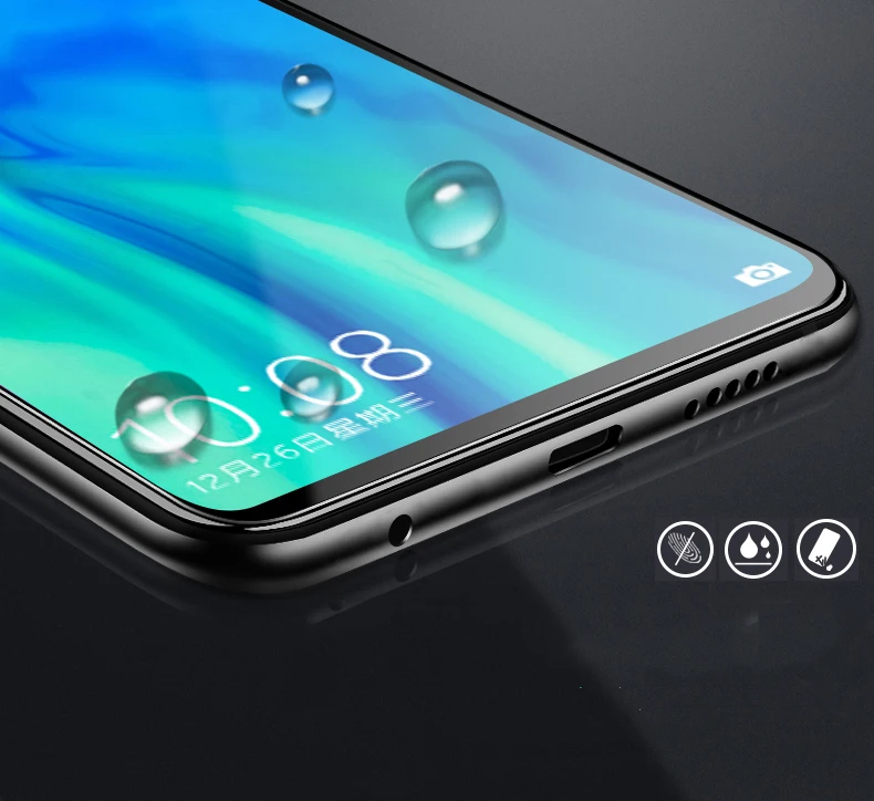 2 шт Полное закаленное стекло для huawei Honor 10i анти-синий луч 0,26 мм 9H Защитная пленка для экрана на Honor10i HRY-LX1T стекло
