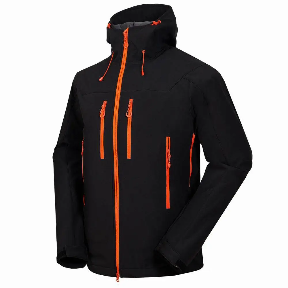 Уличная лыжная куртка Мужская ветрозащитная теплая Softshell для сноуборда лыжного