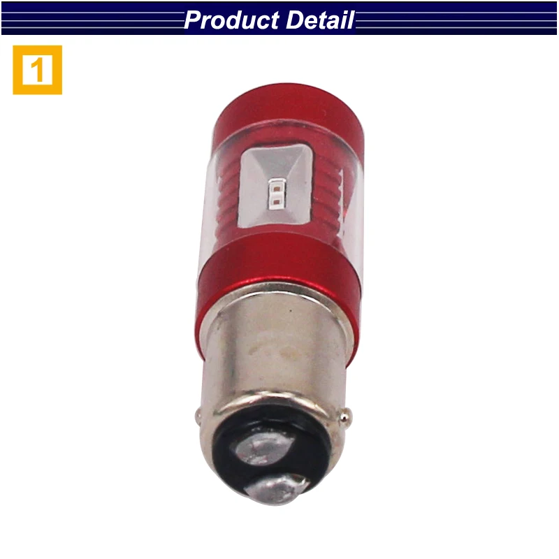 Eseastar 2 шт. 1157 BAY15D светодиодная лампа P21/5 Вт BAU15S H4 H7 9005 12SMD CSP автоматические
