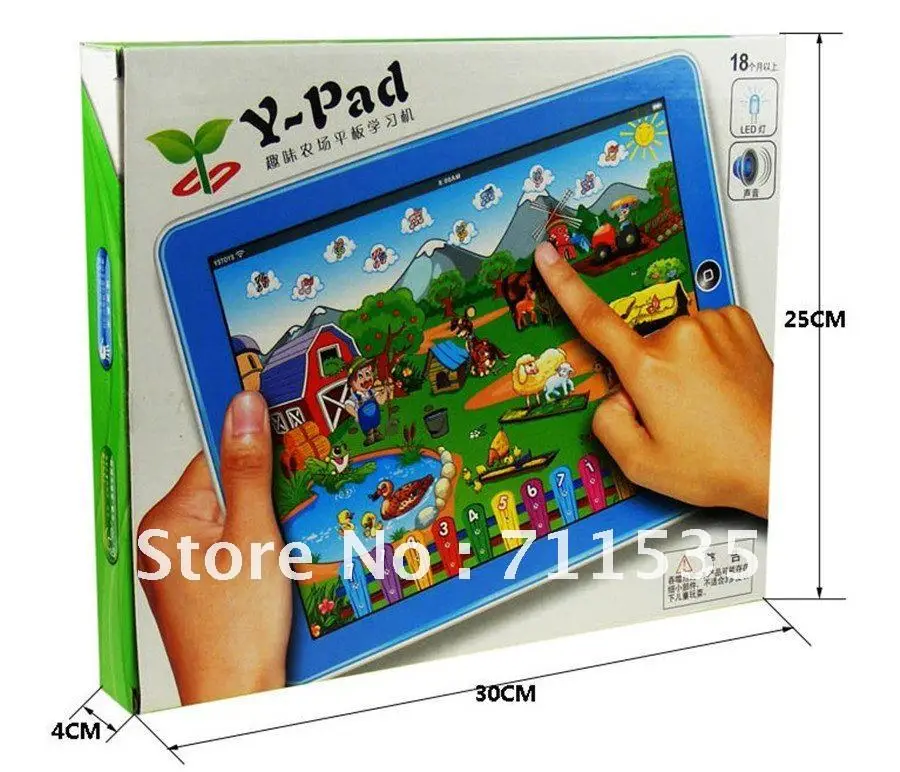 Y Pad английская компьютерная обучающая машина Ipad Сенсорный Настольный компьютер
