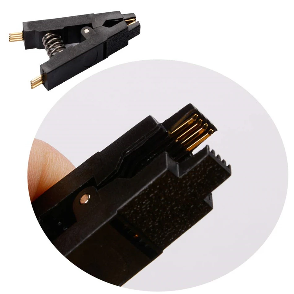 SOIC8 SOP8 Flash Chip зажим для проверки ИС Socket Adpter программатор BIOS/24/25/93|Интегральные