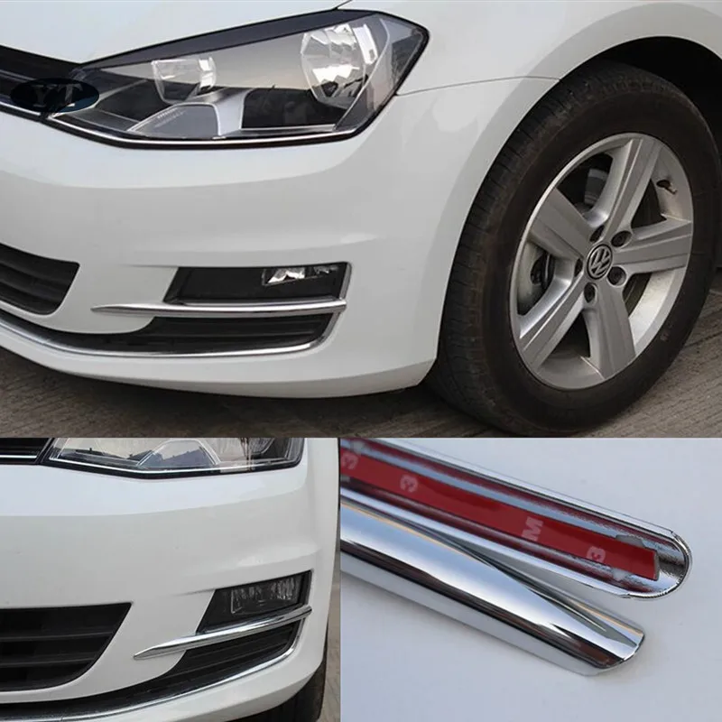 

Car head light cover,auto front light trim for volkswagen vw golf 7 ,ABS chrome,2pc/lot,car accessories