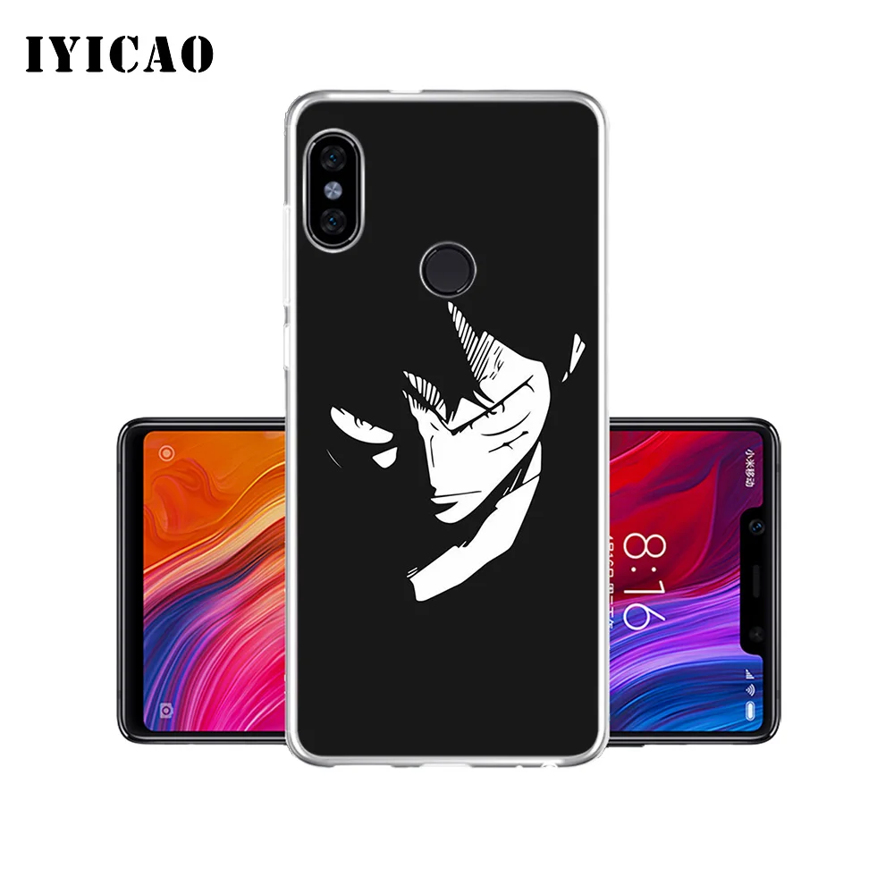 Мягкий силиконовый чехол для телефона IYICAO One piece Luffy Xiaomi Mi 9 8 SE 6 A1 A2 Lite F1 MIX2S MIX3 из