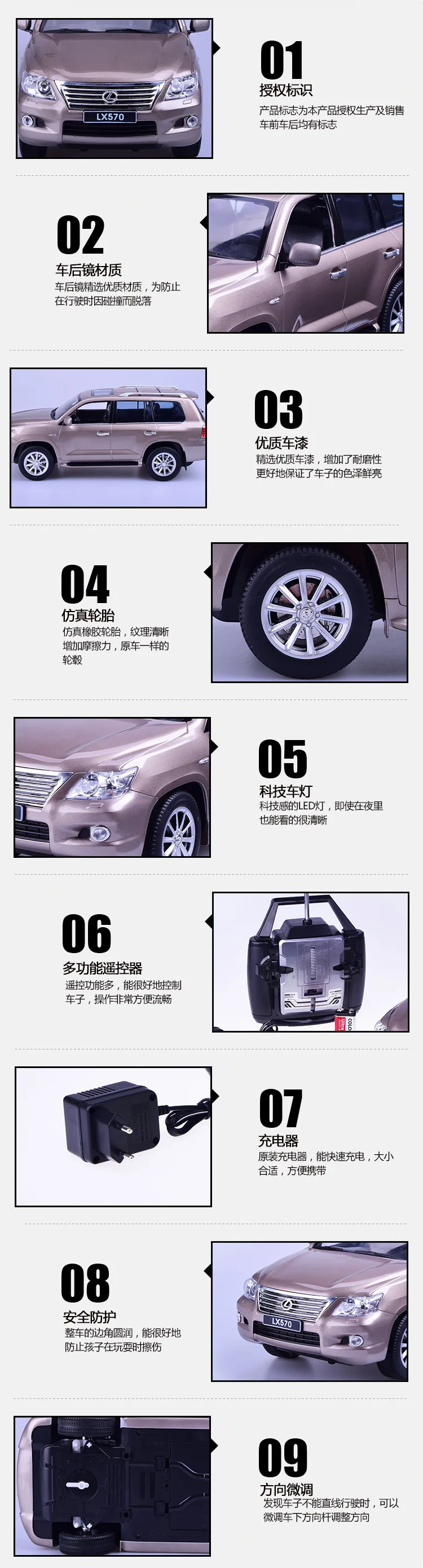 HUIQUAN 1:14 Lexus LX570 имитация дистанционного управления автомобиля WPL корпус автомобиля