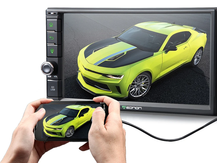 GA2162 двойной Din 7 &quotШтатная ОС Android 6 0 стерео 2din автомобиля радио 1024x600 gps Touch Nav
