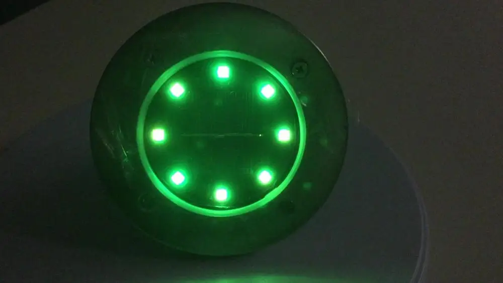8 красочные RGB садовые на солнечной энергии двор газон лампы светодиодные комнаты