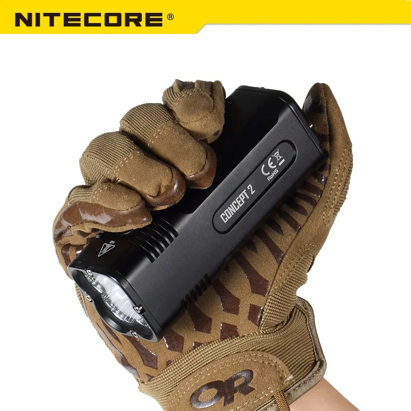 Nitecore Concept 2 светодиодный фонарик 4 x CREE XHP35 HD6500 люмен перезаряжаемый наружный поиск поход с батареей 3100 мАч