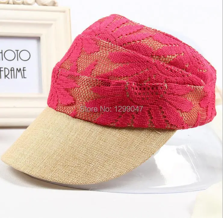 Women's Hats Visors lace edging Korean version of the new summer hat sun UV | Аксессуары для одежды