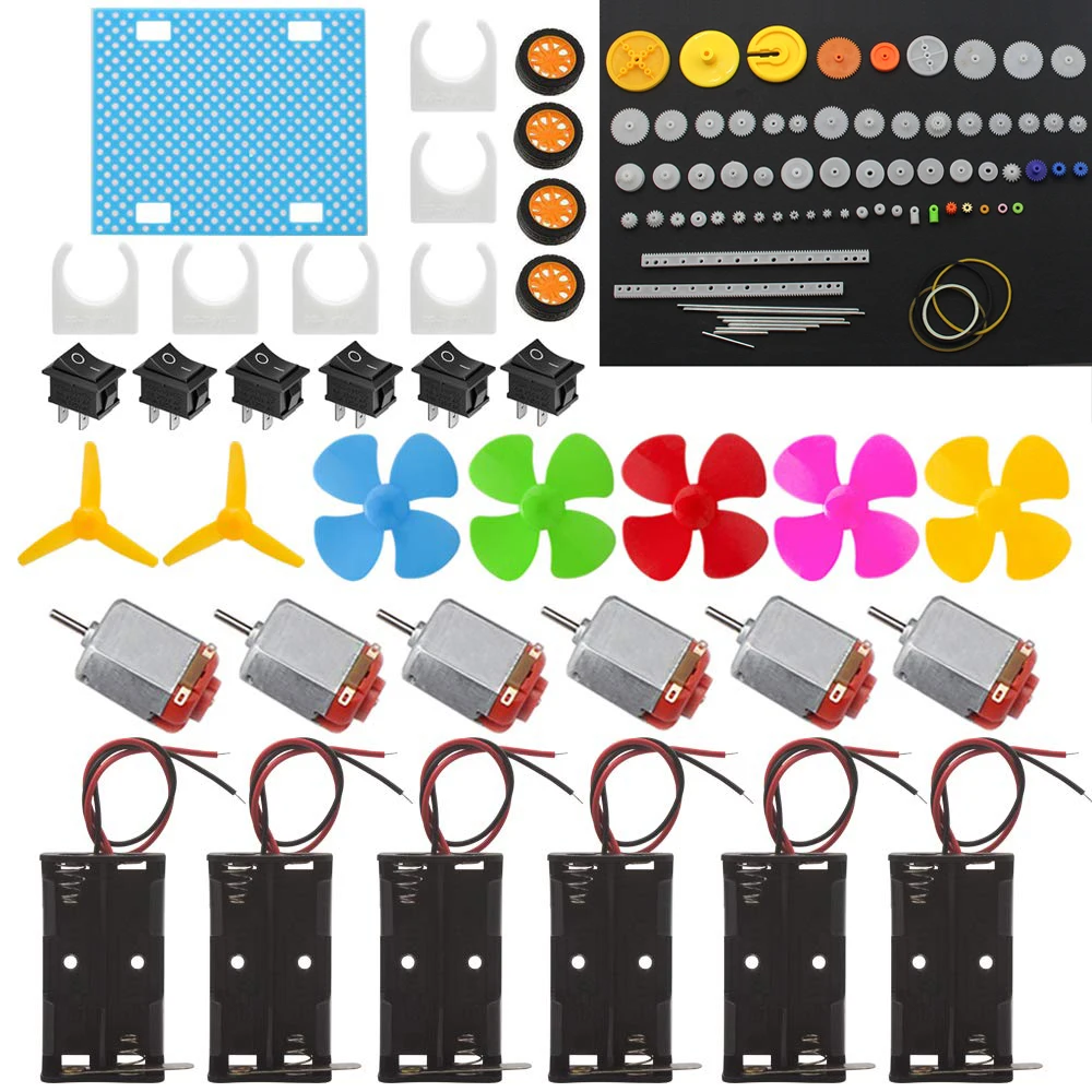 Набор электродвигателей постоянного тока прямоугольный электродвигатель 1 5 3 в