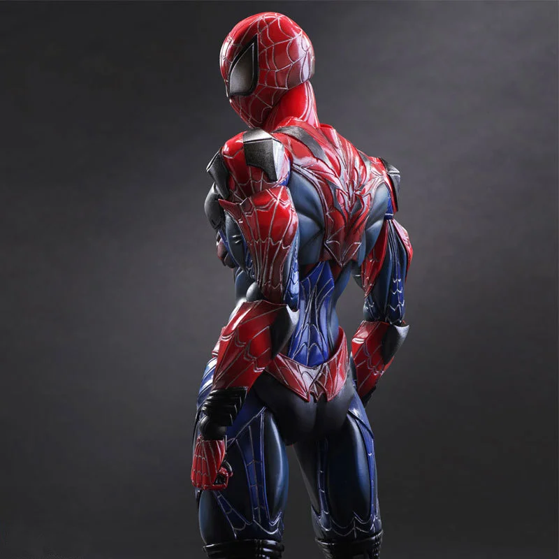Фигурки Marvel Avengers PA Spider Man двигающиеся шарниры 27 см ПВХ экшн фигурки коллекция