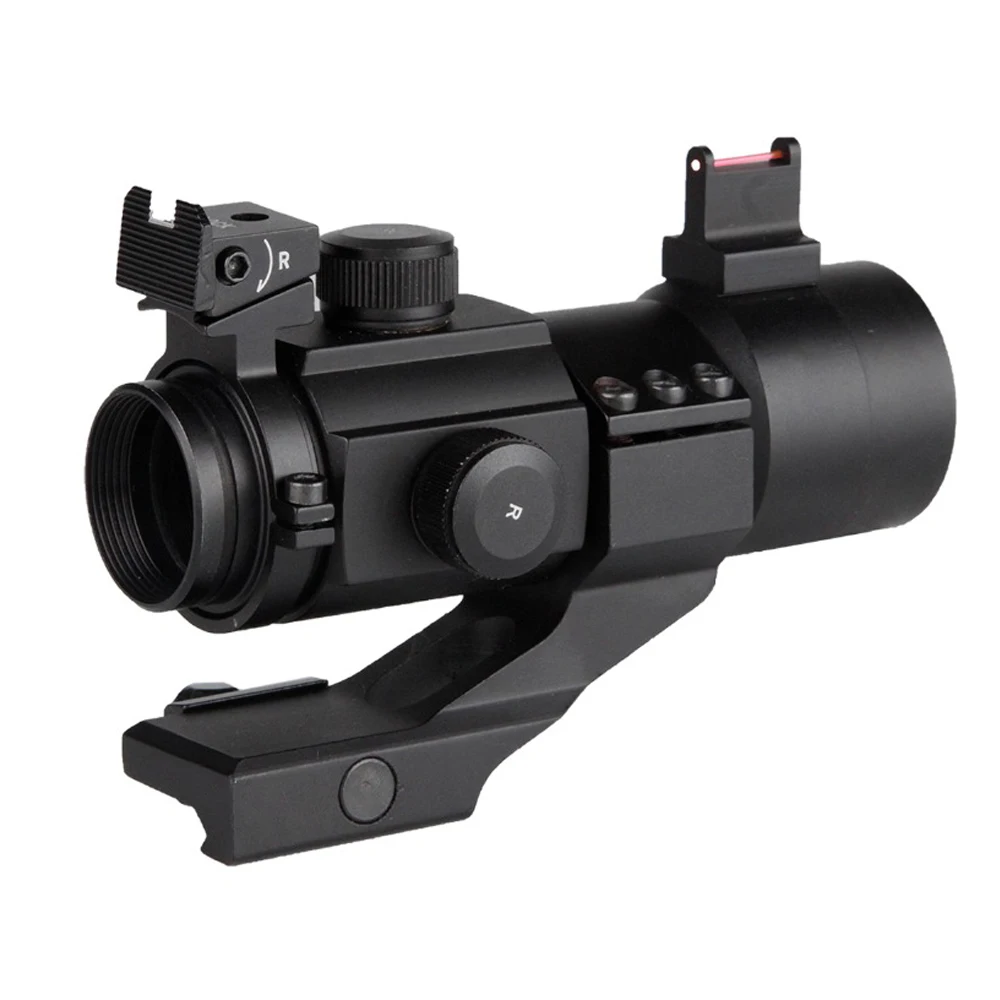 Новый Охотничий Тактический 1X30 волоконно-оптический цель коллиматор Red Dot