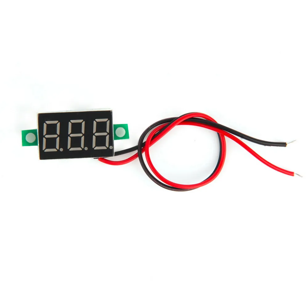 Новинка 1 шт. ЖК цифровой вольтметр Амперметр Вольтметр Красный светодиодный