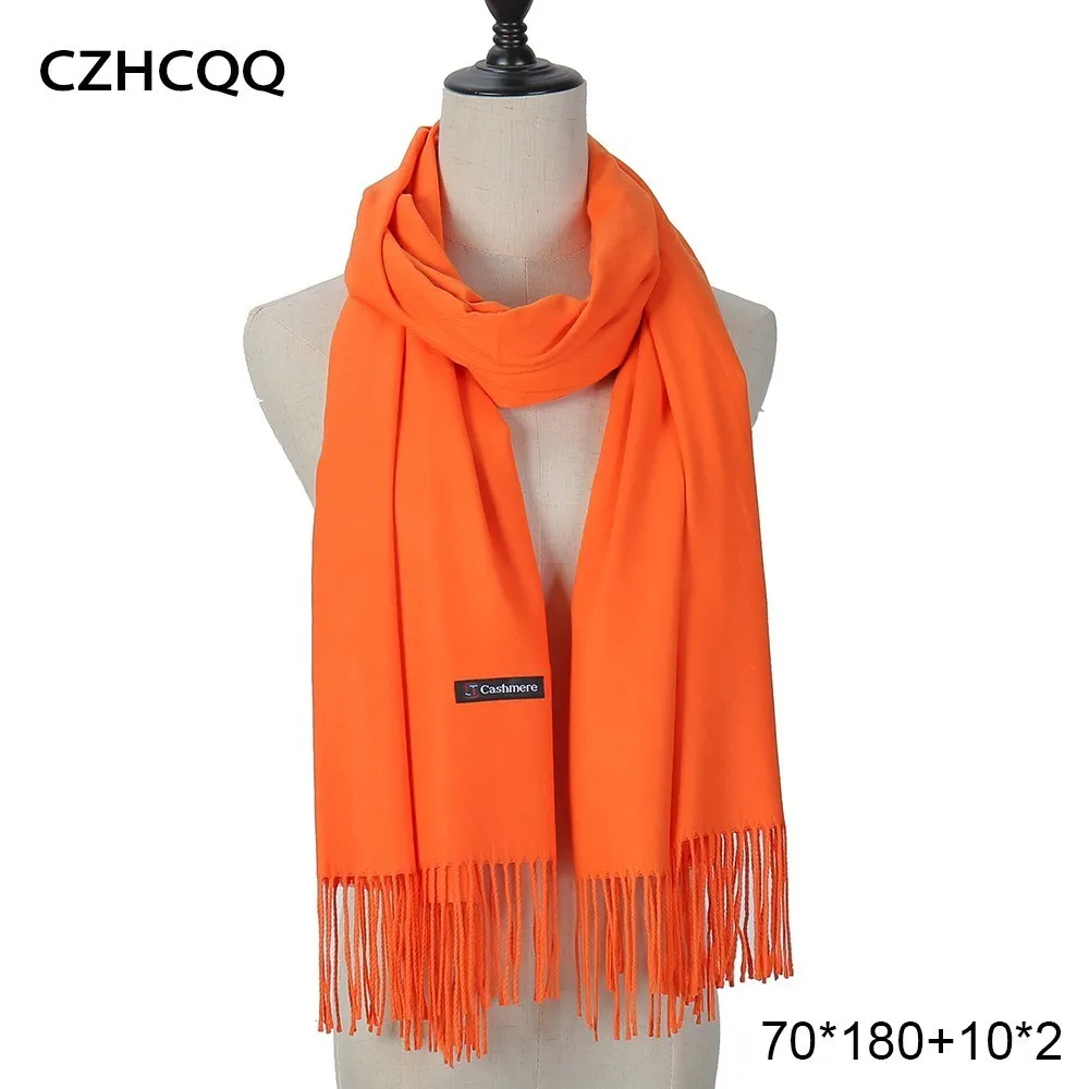 Пашмина шарф шаль палантин Женский Мужской шейный платок бандана зимний мужской женский кашемировый головной шарф аксессуары для дам - Цвет: 15