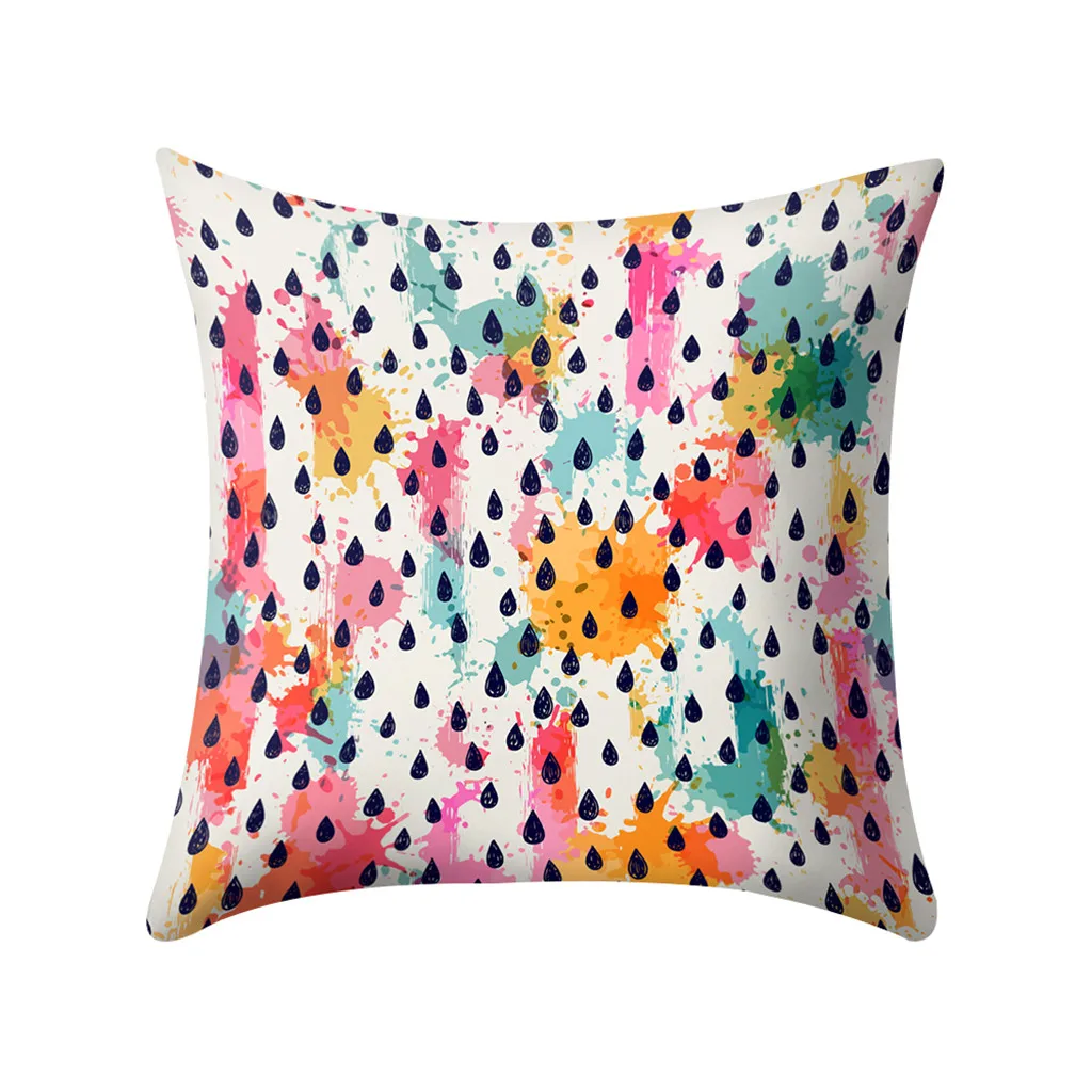 Высококачественная Подушка с принтом уютная подушка для дивана из полиэстера