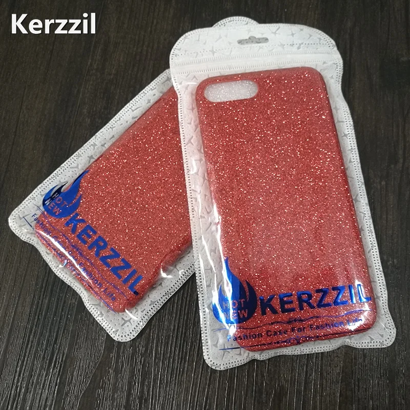 Роскошный блестящий красный мягкий чехол из искусственной кожи для iPhone 7 6 6S Plus на