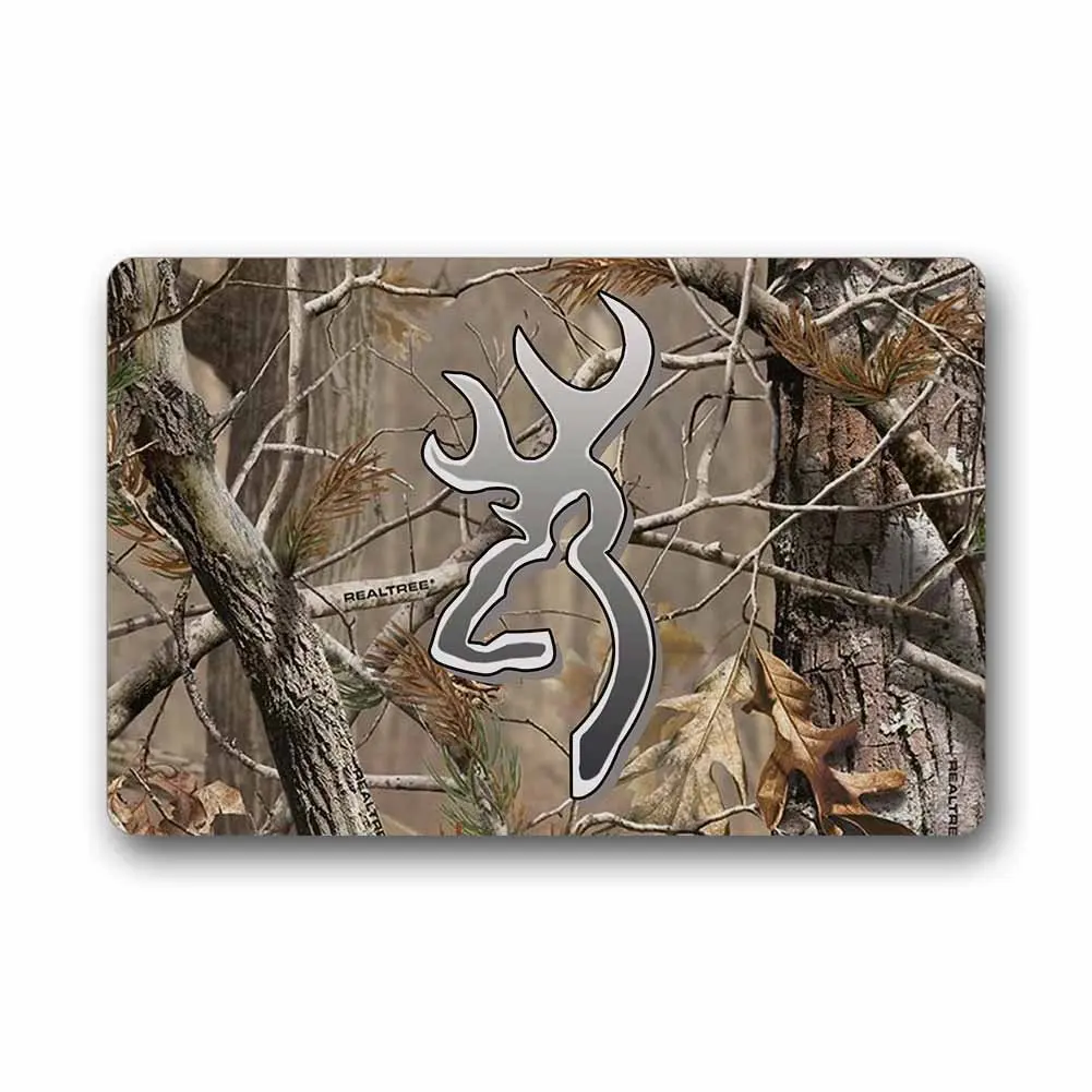 Пользовательские камуфляж Realtree комнатный Половик/напольный околодверный коврик
