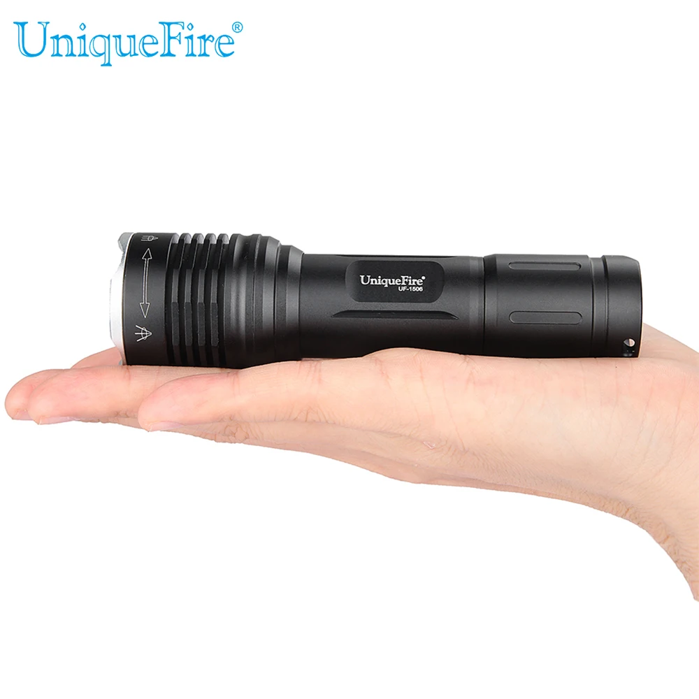UniqueFire Мини светодиодный фонарик UF 1506 XPE алюминиевый сплав 3 режима зум 20 мм
