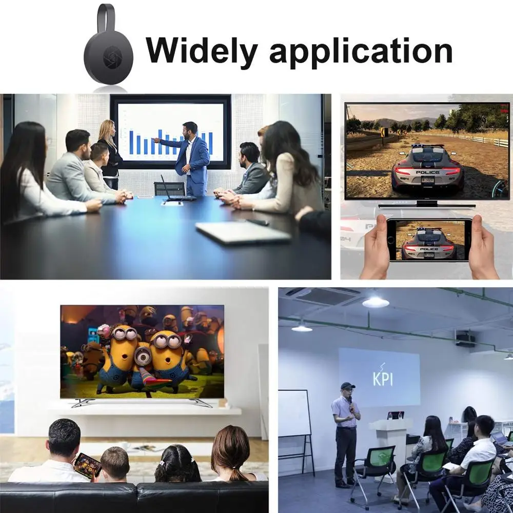 Hessy 1080 P HD tv Stick беспроводной WiFi Дисплей приемник для ТВ-тюнера Airplay медиа стример медиа адаптер беспроводной HDMI Miracast