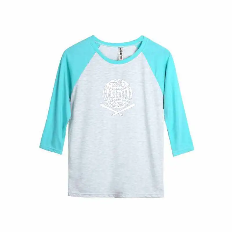 2019 женская футболка большого размера Удобная Женская бейсбольная тренировка