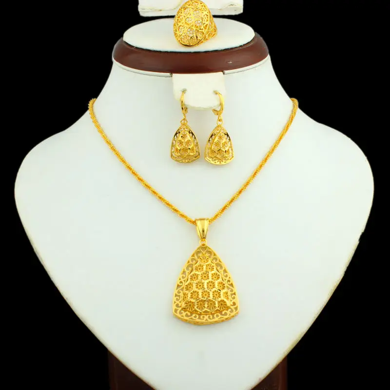 Женский комплект ювелирных украшений Adixyn кулон/ожерелье/серьги/кольцо