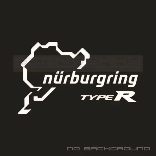Наклейка для 2 шт./пара Nurburgring наклейка Логотип эмблема Civic SIR Accord Fit CBR Тип R Пара