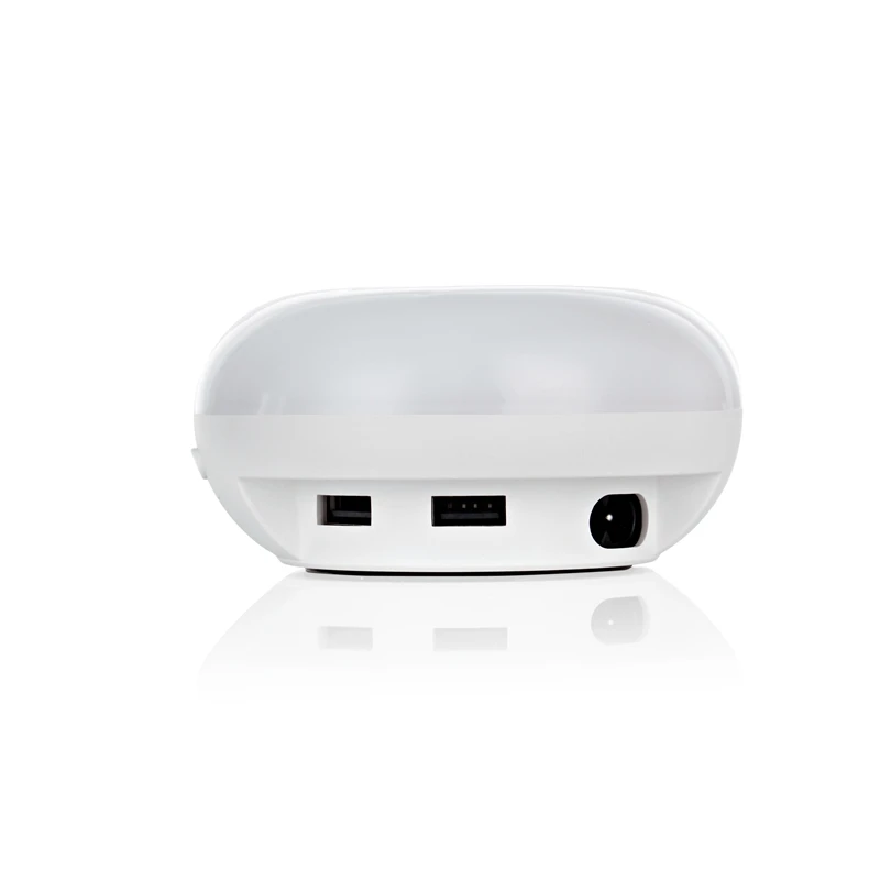 Seenda USDual USB зарядное устройство USB концентратор с светодиодный управлением светом Ночник настольный настенный usb-адаптер для iPhone XS samsung xiaomi