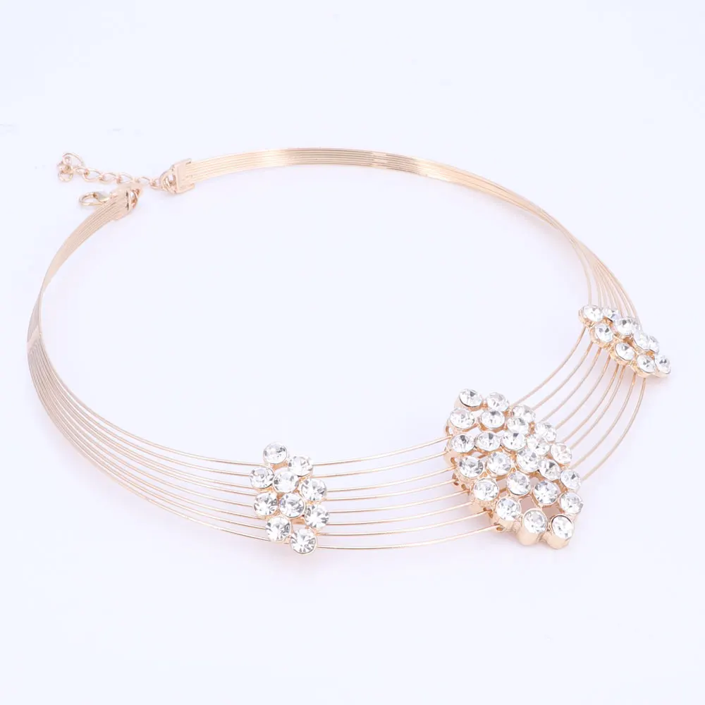 Модные Ювелирные наборы в африканском стиле для женщин Свадебный комплект