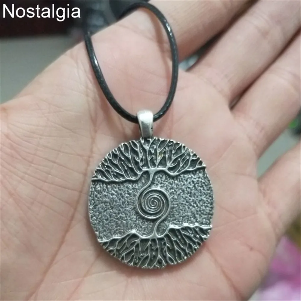 Ностальгия Древо жизни кулон мировое дерево ожерелье викингов Yggdrasil нордический