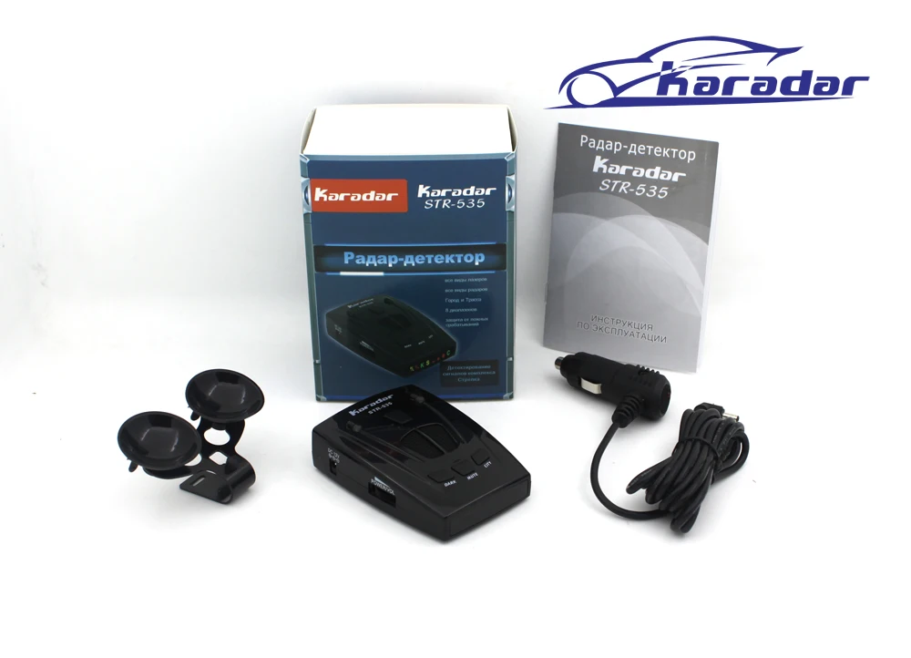 KARADAR Россия стрелка Автомобильный Радар лазерный детектор STR535 с полным