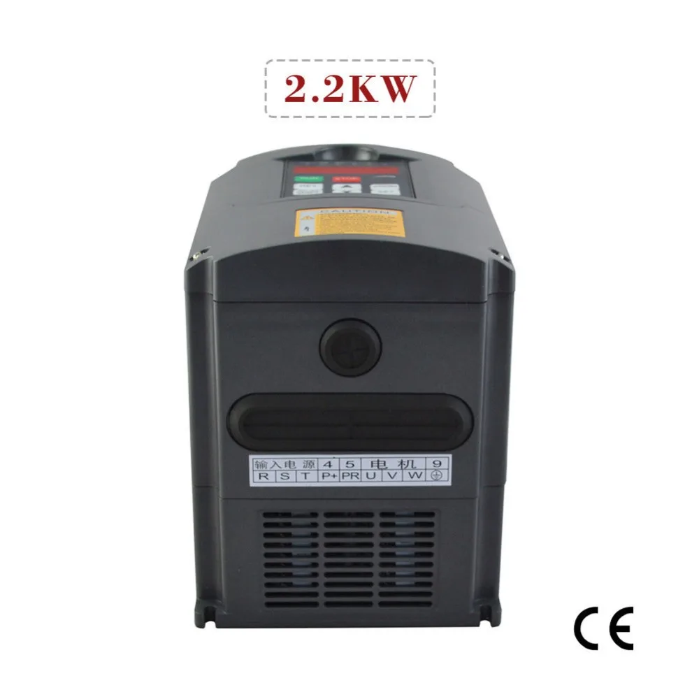 Преобразователь частоты переменного 1-фазный вход 3 фазы выход 2.2KW 3HP 10A привод