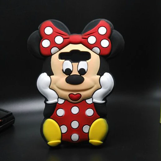 Милый мультфильм 3D Минни стерео чехол мягкий силиконовый Телефонные чехлы