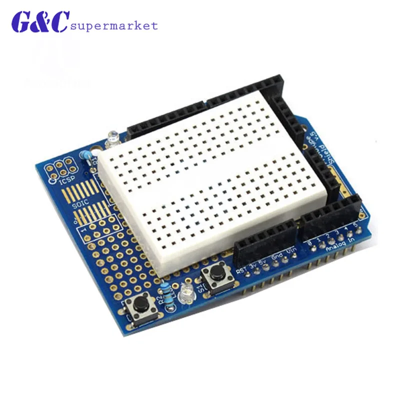 UNO/MEGA2560 Прото Щит Прототип V3 с мин Макет 170 для Arduino UNO/мега | Электронные компоненты