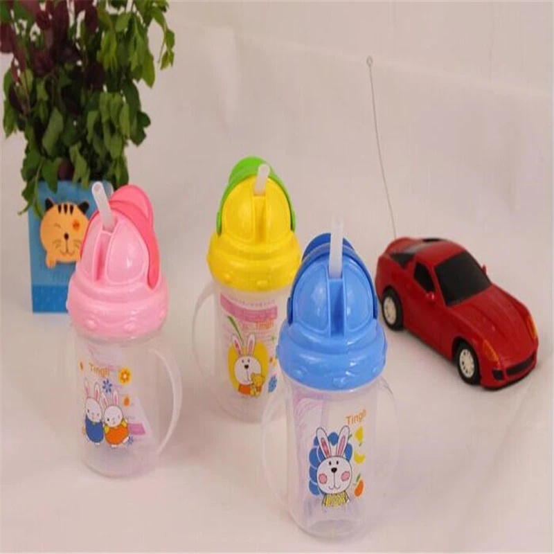 150 мл детская бутылка для воды с соломенной чашка из ПП подарок младенцев детей