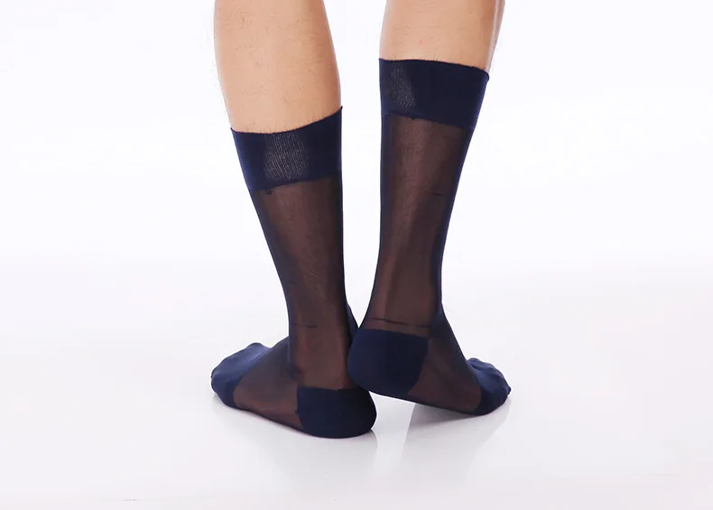 Calcetines Hombre Новое поступление тонкие мужские носки Новые мужские с дезодоратором Дышащие Ультра-тонкие однотонные трубчатые деловые чулки