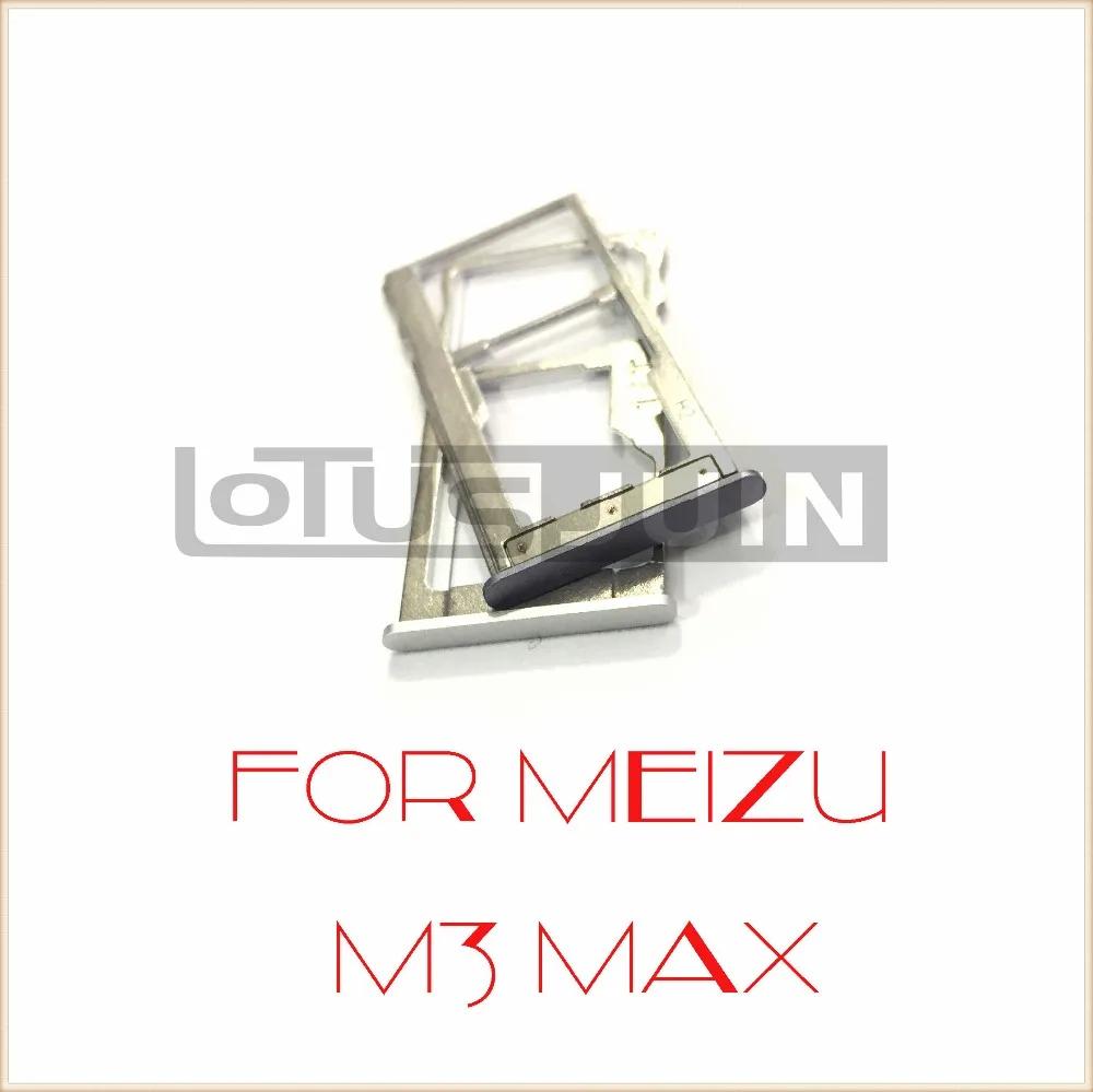 1pcs new original SIM Card Slot Holder Micro SD Tray Socket Adapter for Meizu M3 Max /Meilan MAX | Мобильные телефоны и