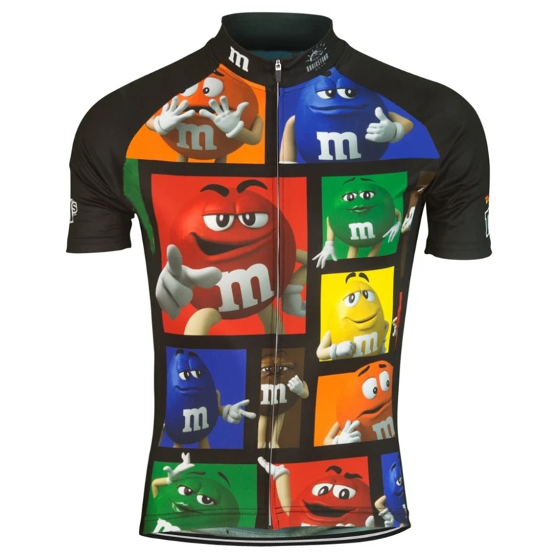 

Bicycle Cycling Jersey Summer Cartoon Short Sleeve Wear Shirt Cycling Top MTB Road Bicycle Wear Running Sport 6 Style XS-4XL