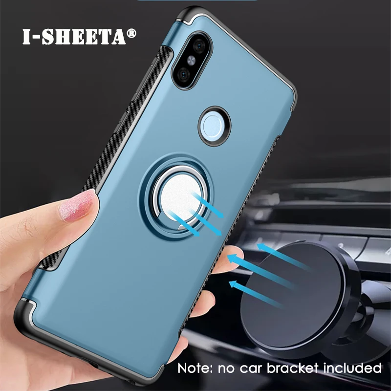 Ударопрочный чехол для Xiaomi Redmi Note 7 5 6 Pro автомобильный держатель подставка на 360