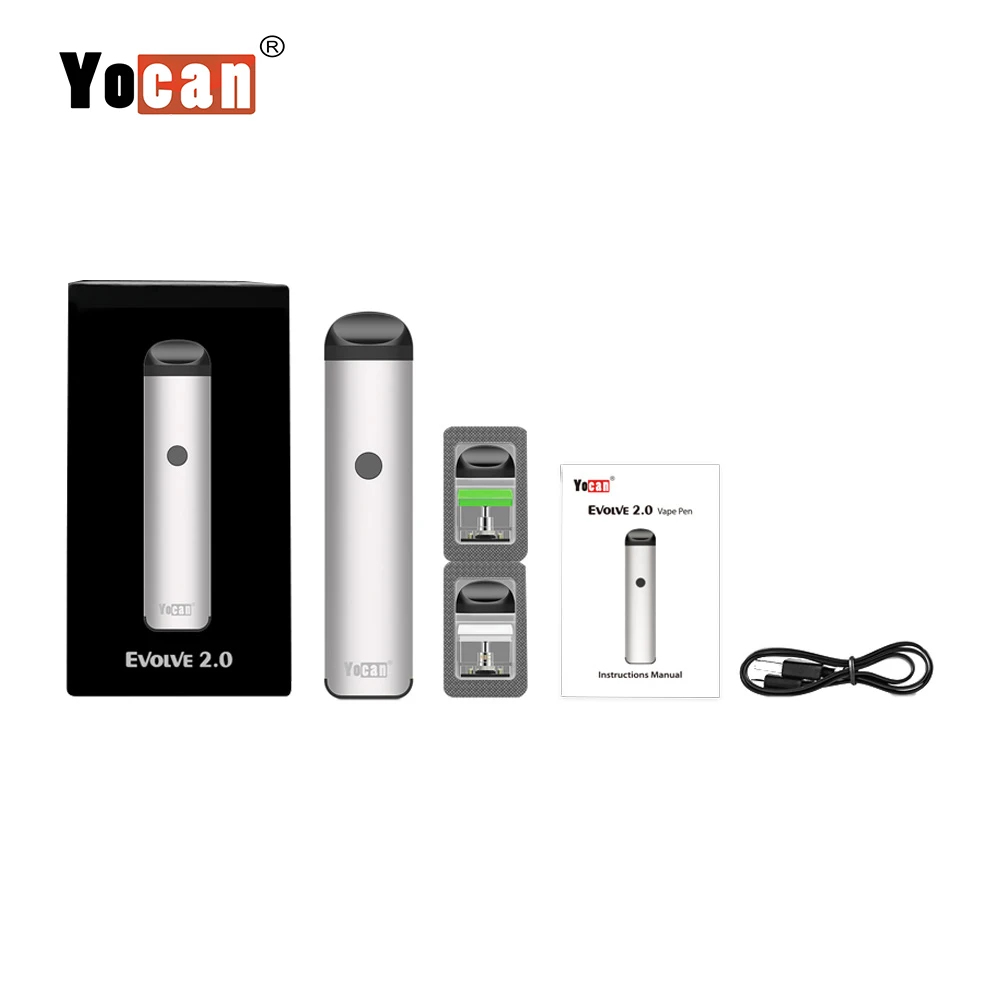 Оригинал Yocan Evolve 2 0 комплект стручок стартер испаритель 650 мАч встроенный