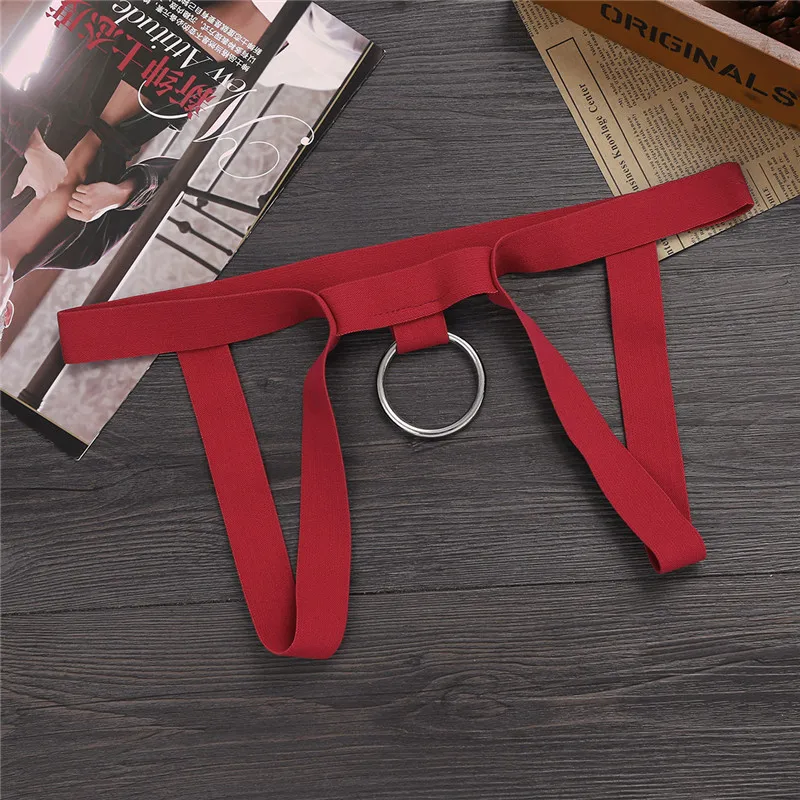 Мужское нижнее белье сексуальные трусики с вырезами для мужчин бикини-стринги