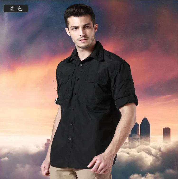 Мужская быстросохнущая дышащая куртка для кемпинга тактические рубашки мужские