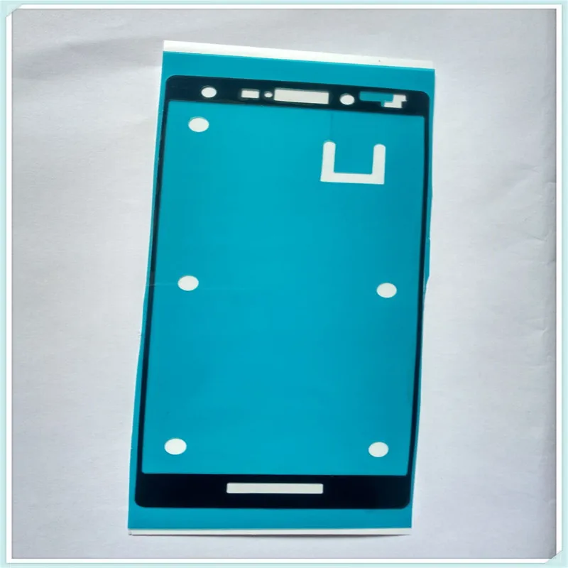 Free Shipping 1set/2pcs New Front Housing Frame + Battery Back Door Adhesive Sticker For Sony Xperia M2 D2302 D2303 stickers | Мобильные
