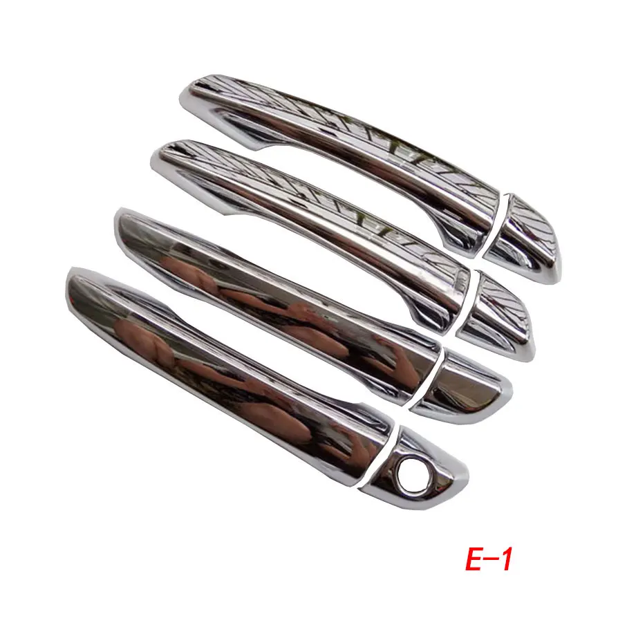 Чехлы на дверные ручки для Hyundai New Solaris 2017 2018 хромированные украшения из